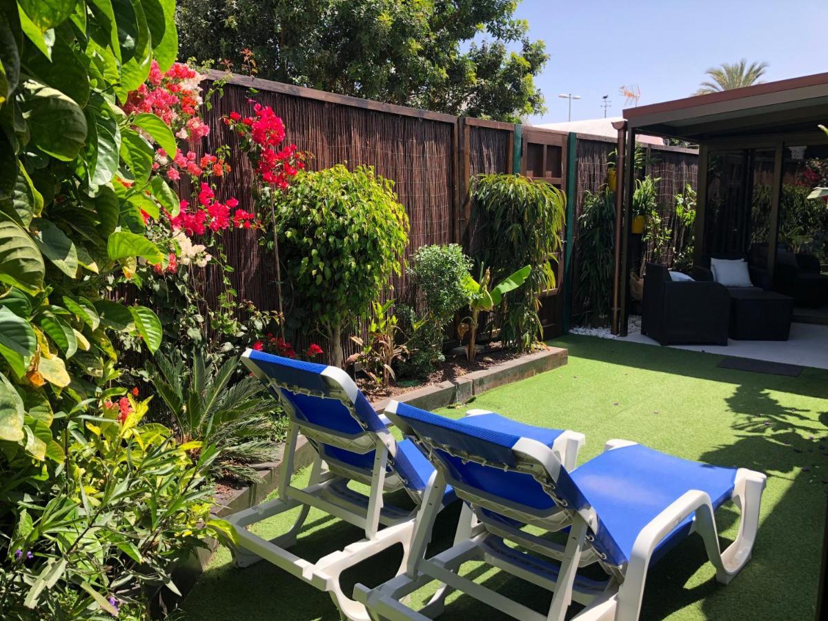 Bungalow Atos With Private Garden Playa del Inglés Extérieur photo